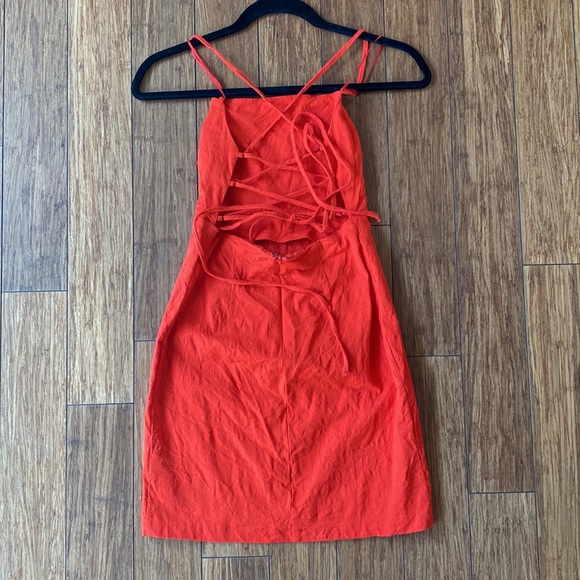 ASTR linen blend mini dress - Picture 2 of 5